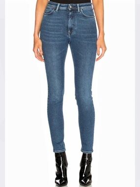 Acne Studios Agnes b. Mila. Skinny Jeans Blue Waist 25